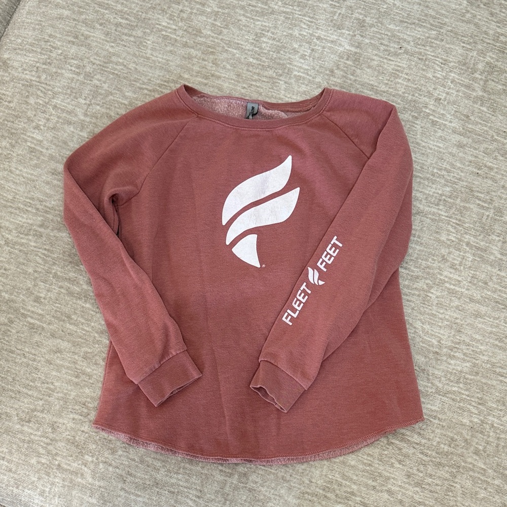 Fleet Feet Mauve Long Sleeve Shirt